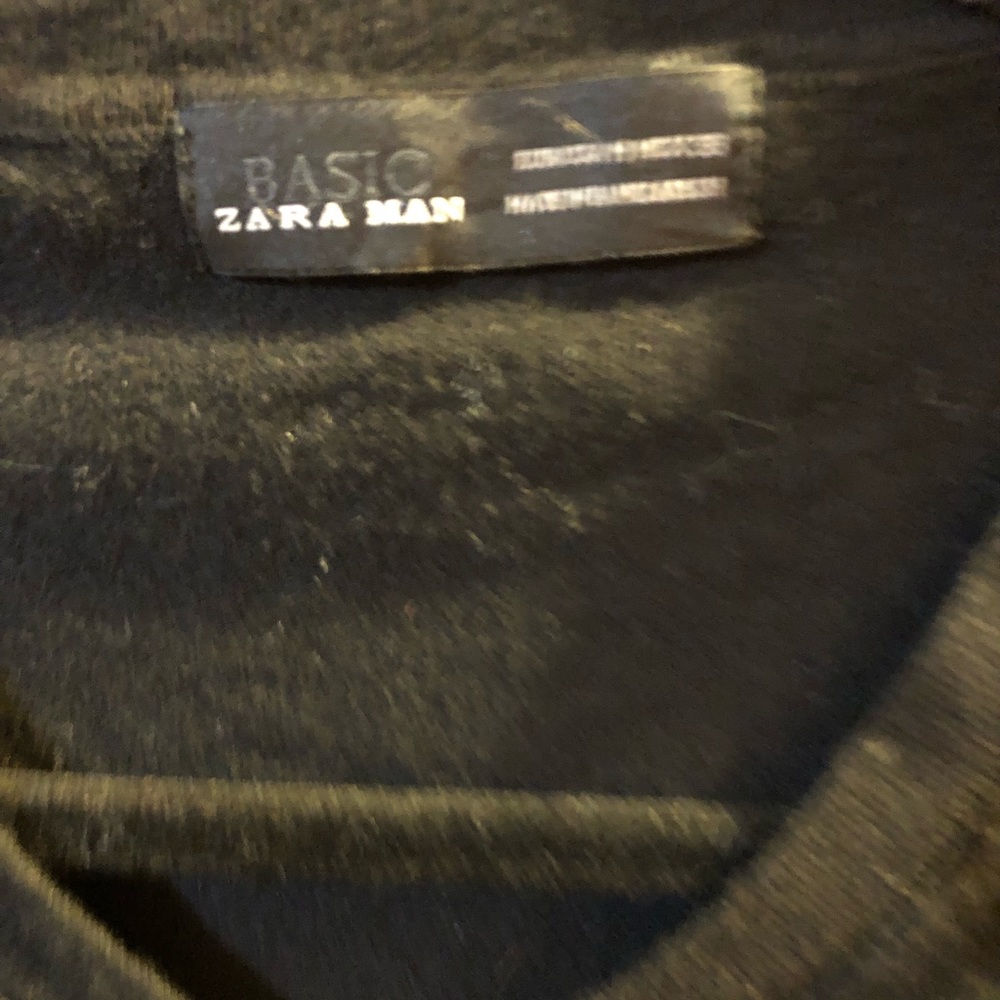 Basic Zara Man - Black long sleeve shirt - Picture 3 of 3